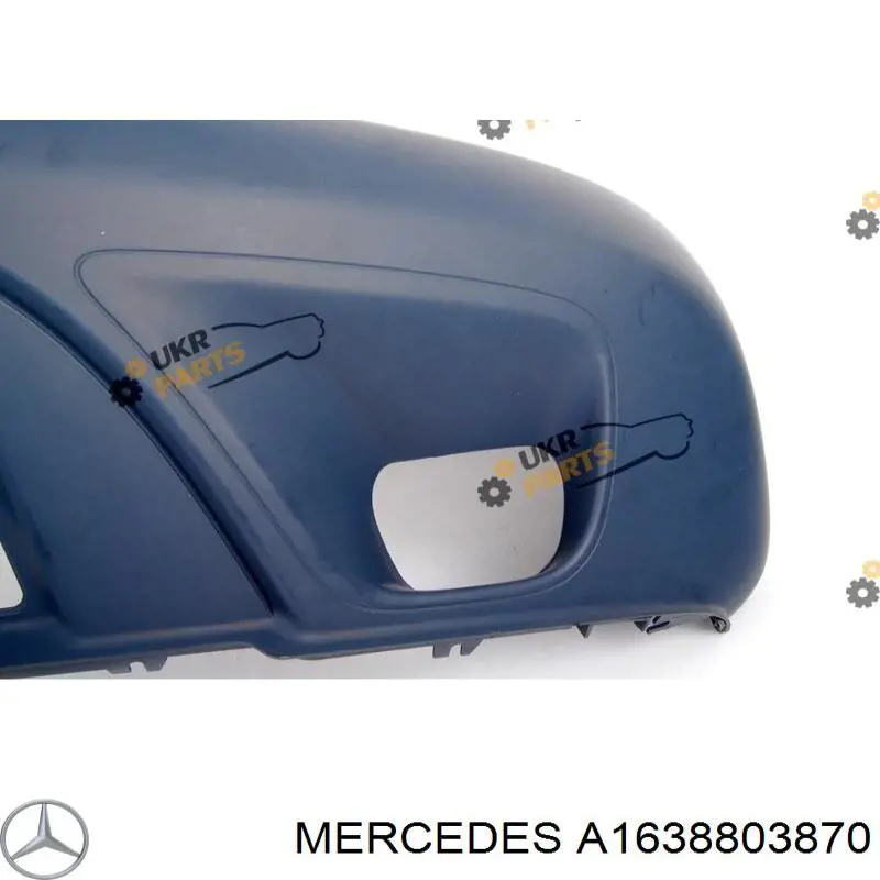 A1638803870 Mercedes Pára-choque dianteiro