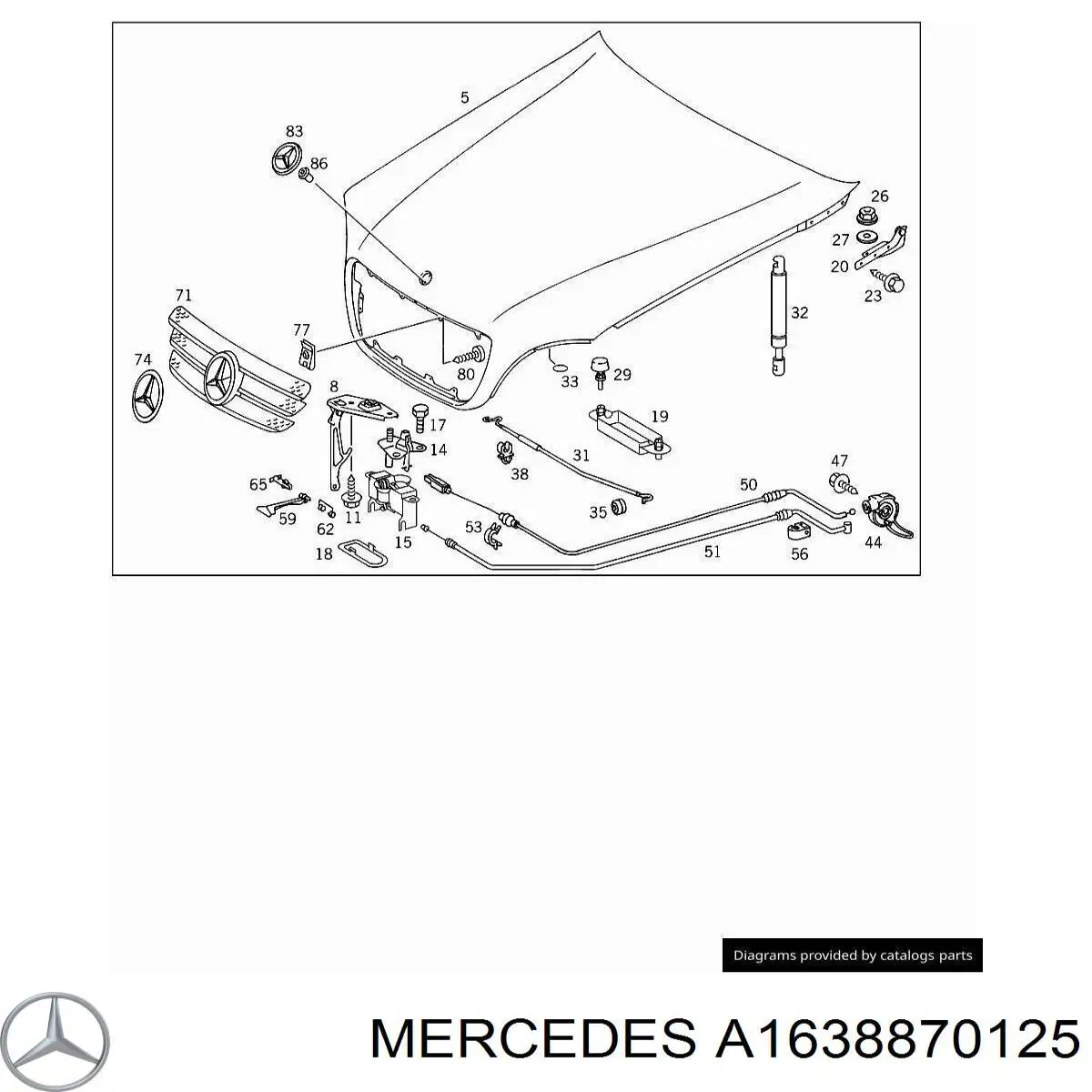 A1638870125 Mercedes 