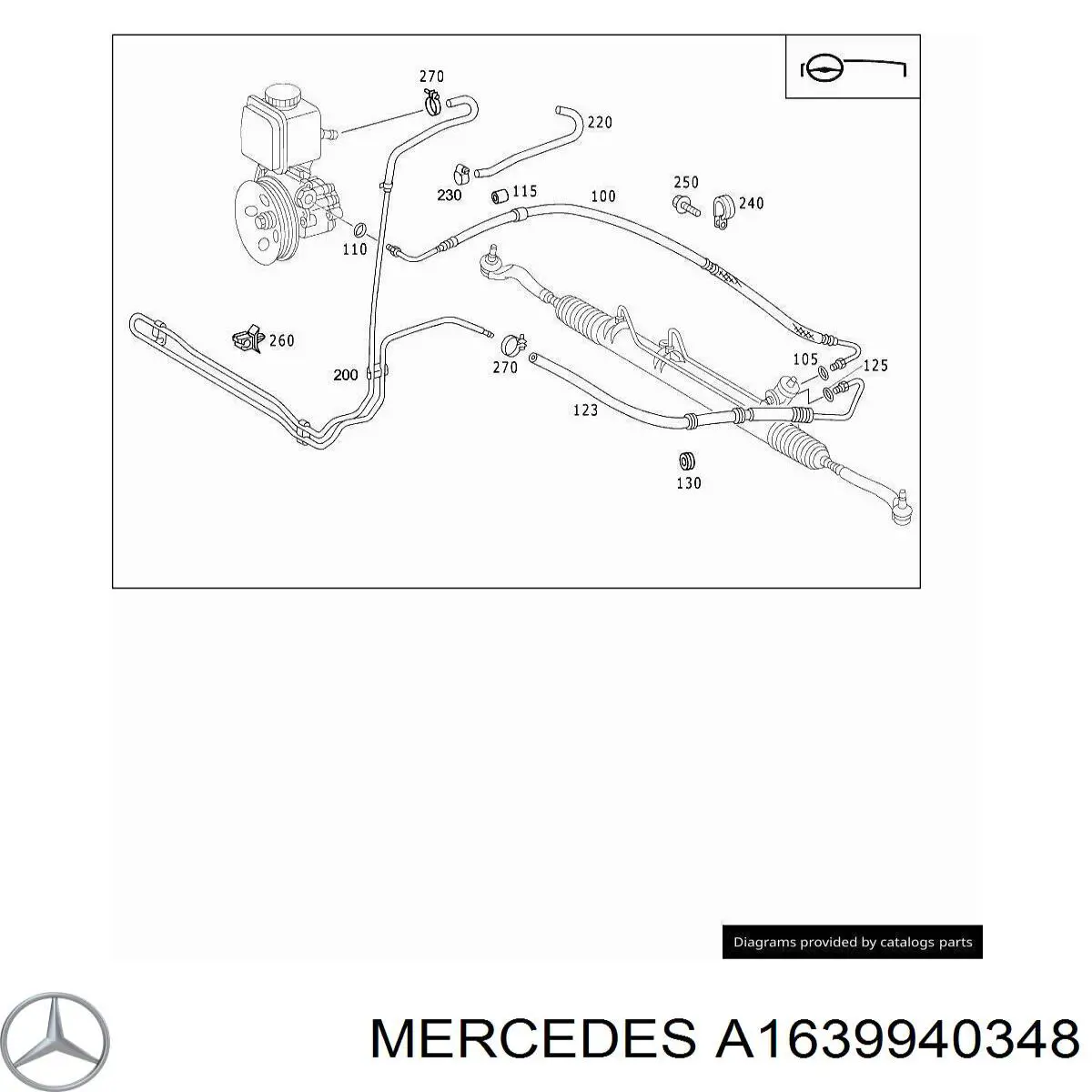  Mercedes A1639940348 цена, от 1.01 USD