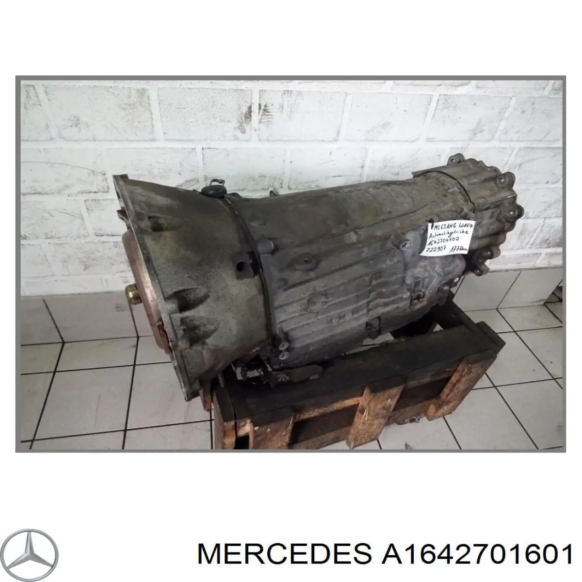 A164270160180 Mercedes caixa automática de mudança montada