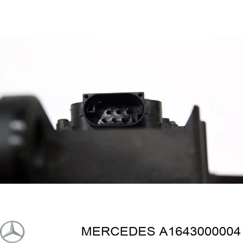 A1643000004 Mercedes pedal de gás (de acelerador)