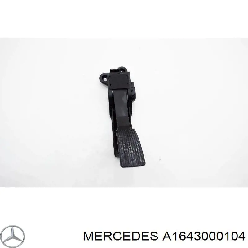 A1643000104 Mercedes pedal de gás (de acelerador)