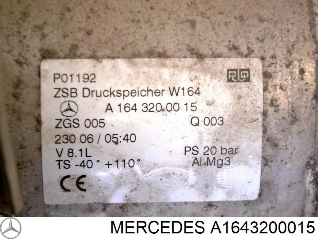  A1643200015 Mercedes