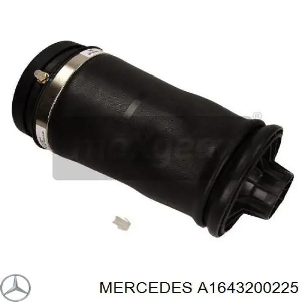 Купить A1643200225 Mercedes Пневмоподушка (пневморессора) моста заднего