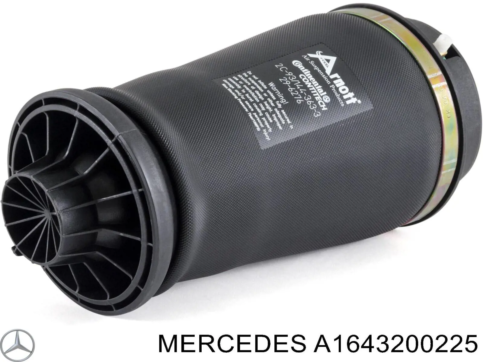 Пневмоподушка/пневморессора моста заднего Mercedes A1643200225 цена, от 102.14 USD