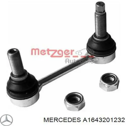 A1643201232 Mercedes стойка стабилизатора заднего