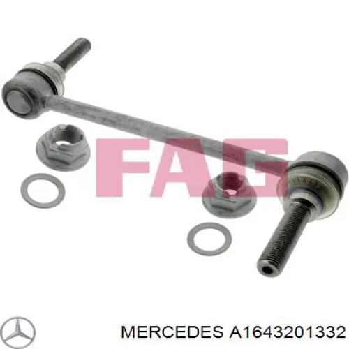 Тяга переднего стабилизатора Mercedes A1643201332 цена, от 10.15 USD