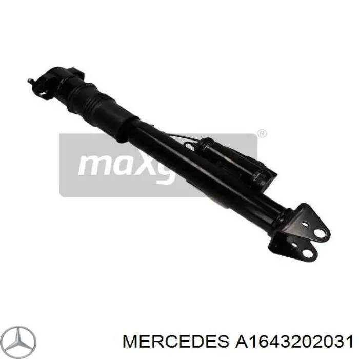 A1643202031 Mercedes amortecedor traseiro