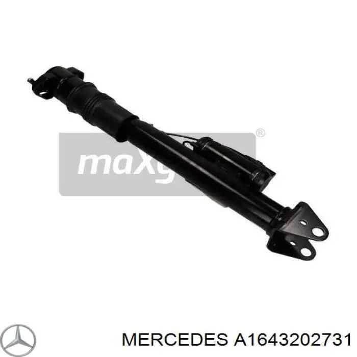 A1643202731 Mercedes amortecedor traseiro