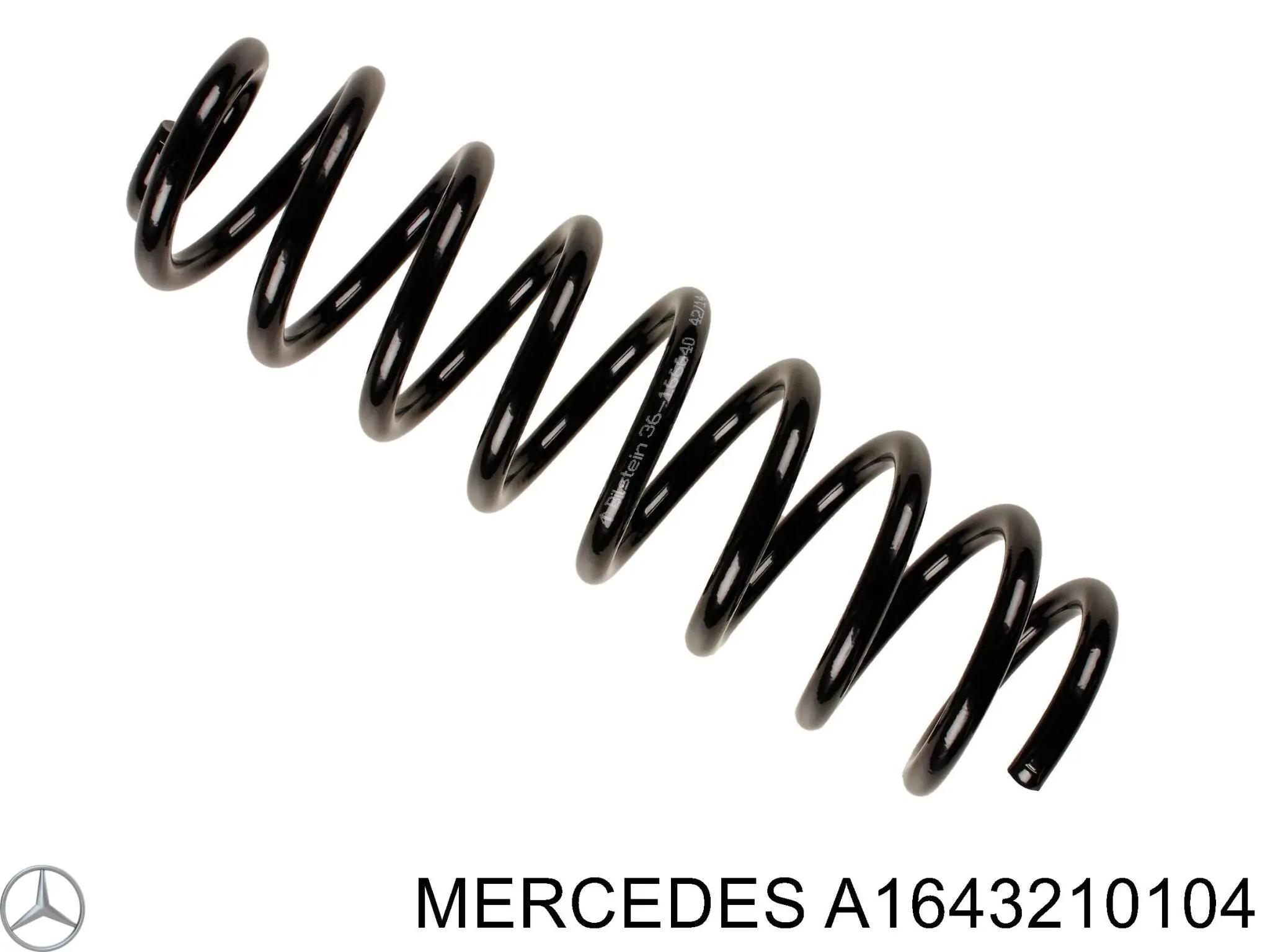 Передняя пружина A1643210104 Mercedes