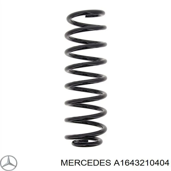 A1643210404 Mercedes пружина передняя