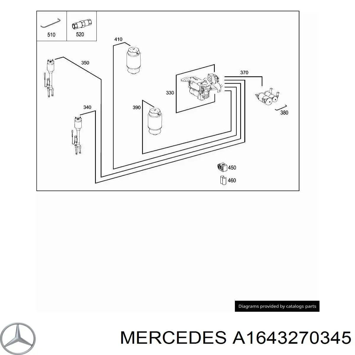 A1643270345 Mercedes 