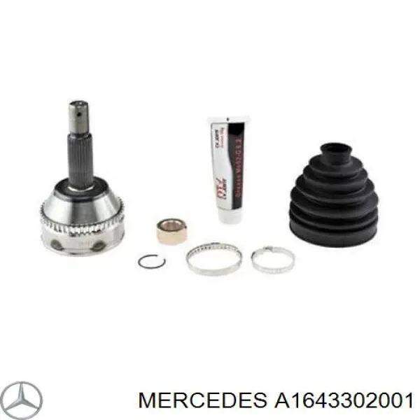 Купить A1643302001 Mercedes Привод в сборе левый
