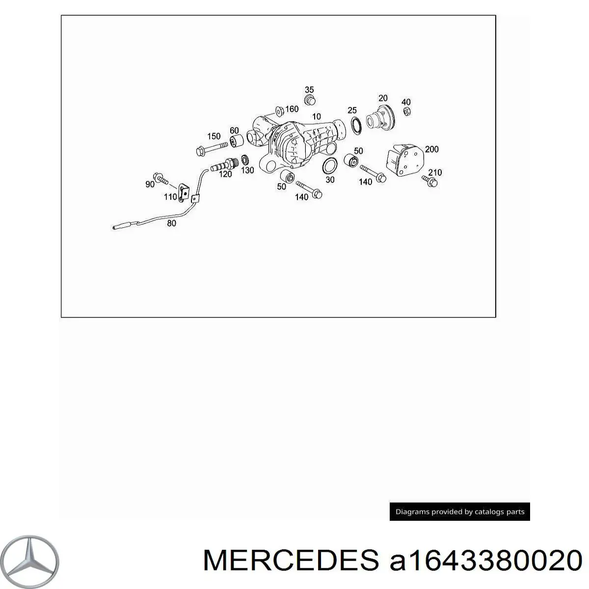 A1643380020 Mercedes 