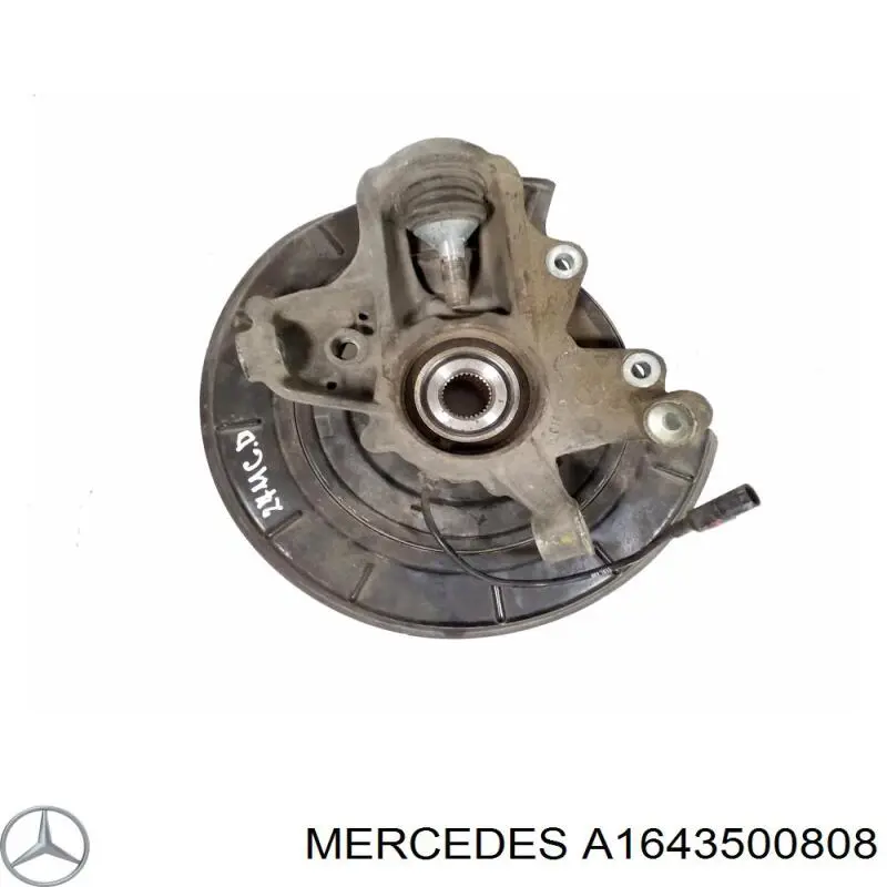 Купить 1643500808 Mercedes Цапфа - поворотный кулак задний, правый
