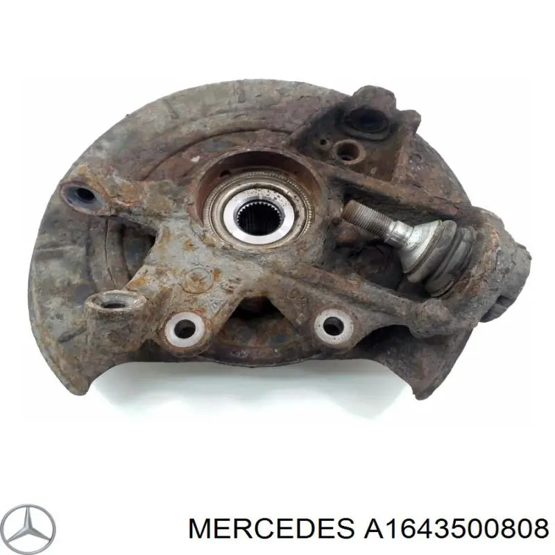 Купить 1643500808 Mercedes Цапфа - поворотный кулак задний, правый
