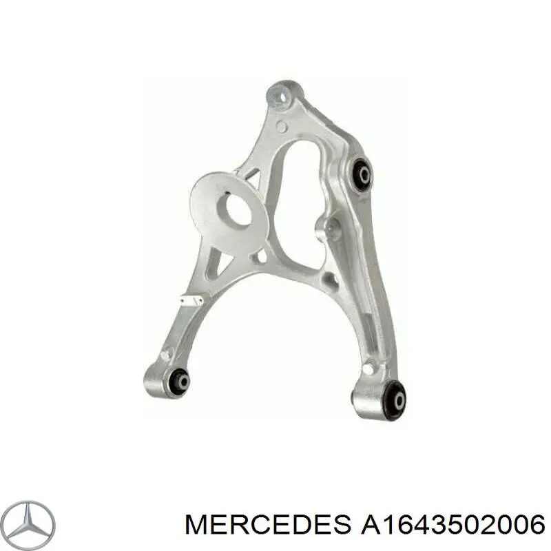 Рычаг задней подвески нижний правый Mercedes A1643502006 цена, от 16.65 USD
