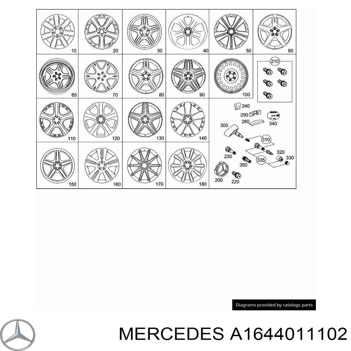  A1644011102 Mercedes