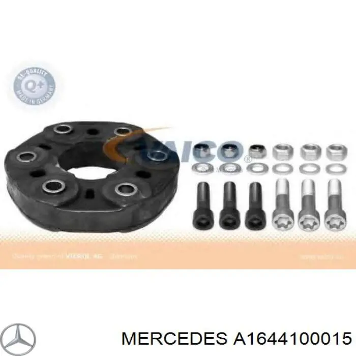 A1644100015 Mercedes муфта кардана эластичная