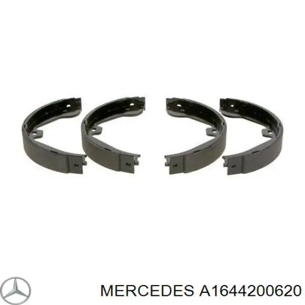 Колодки тормозные барабанные (Сзади/ Стояночный тормоз) Audi Q7 05-15 / Mercedes-Benz M-Class 05-11