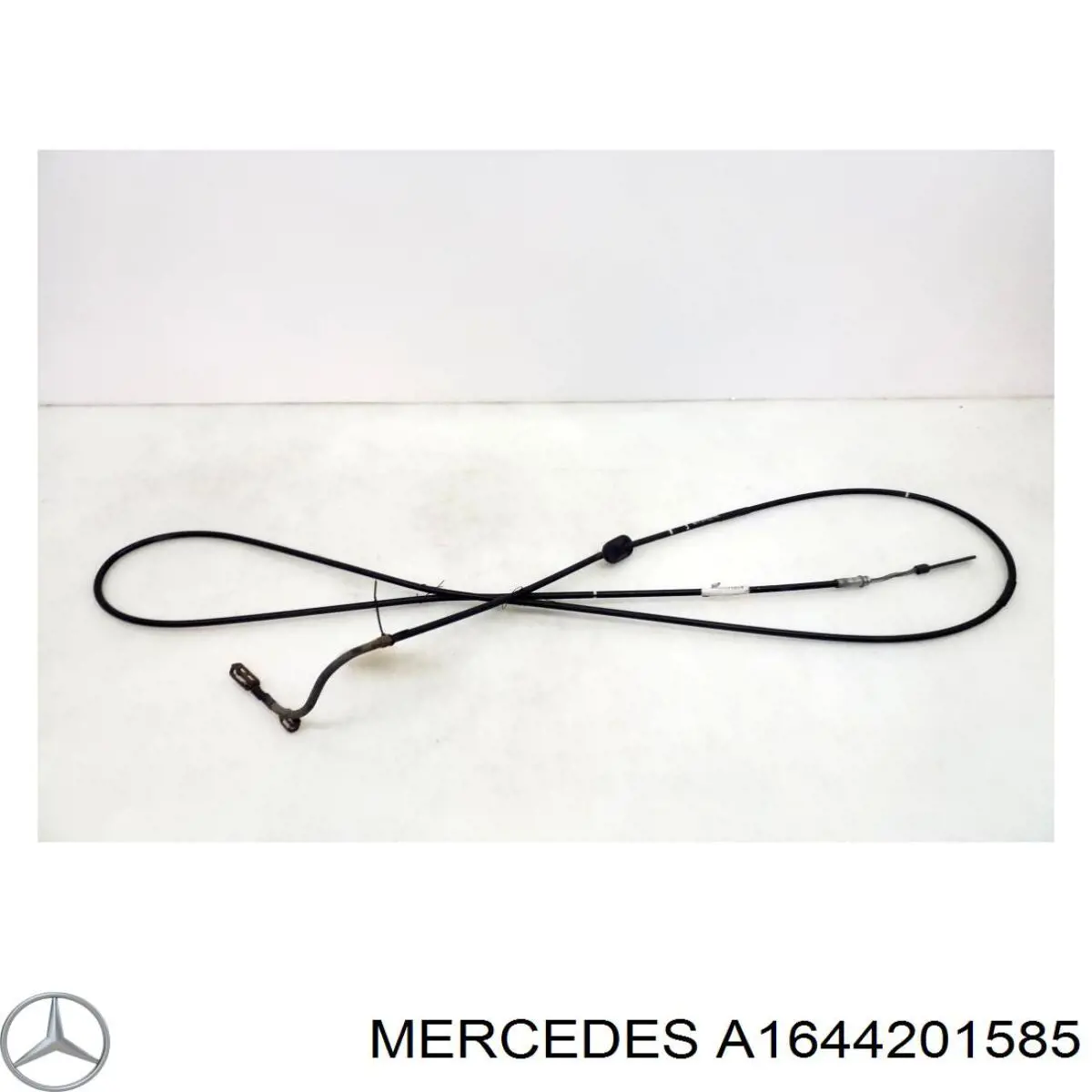 1644201585 Mercedes трос ручного тормоза передний