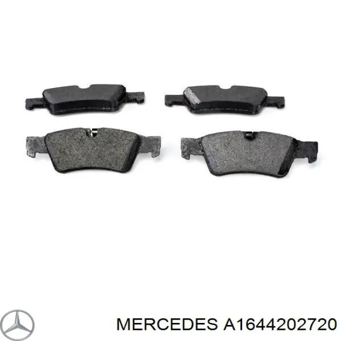 Колодки дисковые  Mercedes A1644202720 цена, от 75.41 USD