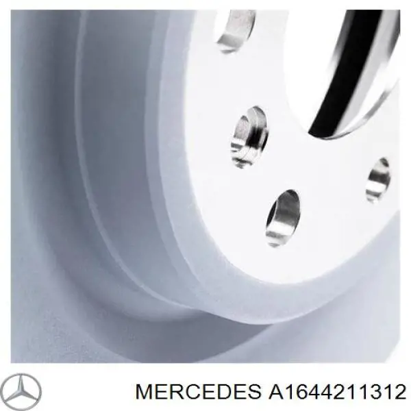 Передние тормозные диски A1644211312 Mercedes