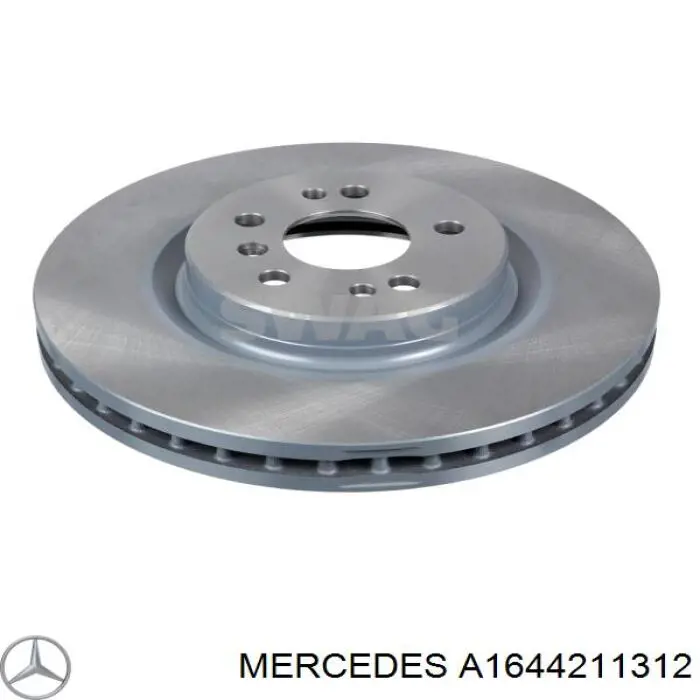 A1644211312 Mercedes Диск тормозной передний
