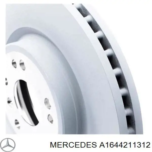 A1644211312 Mercedes disco do freio dianteiro