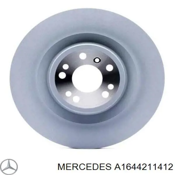 Диск тормозной передний Mercedes A1644211412