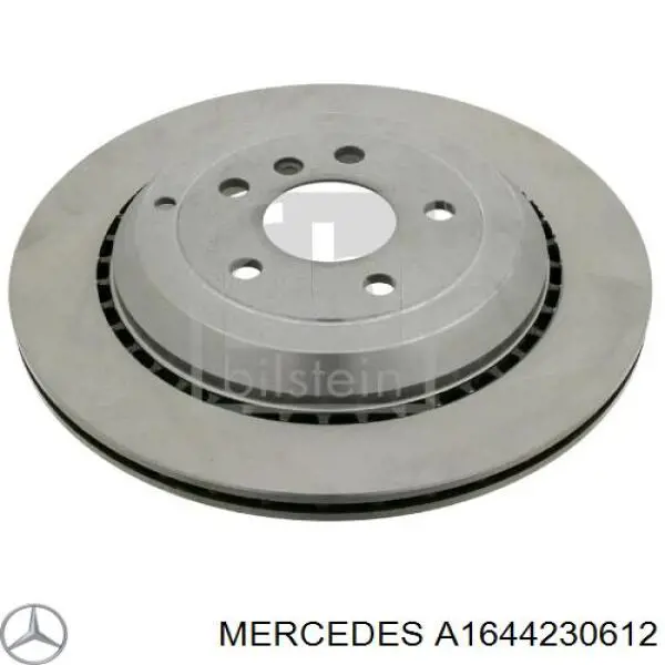 A1644230612 Mercedes disco do freio traseiro