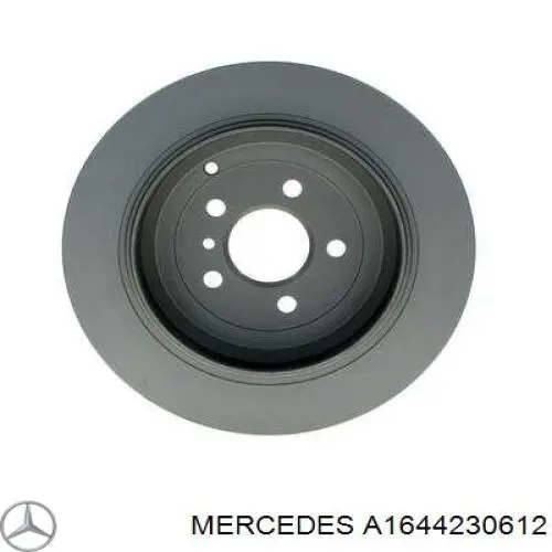 Купить A1644230612 Mercedes Диск тормозной задний