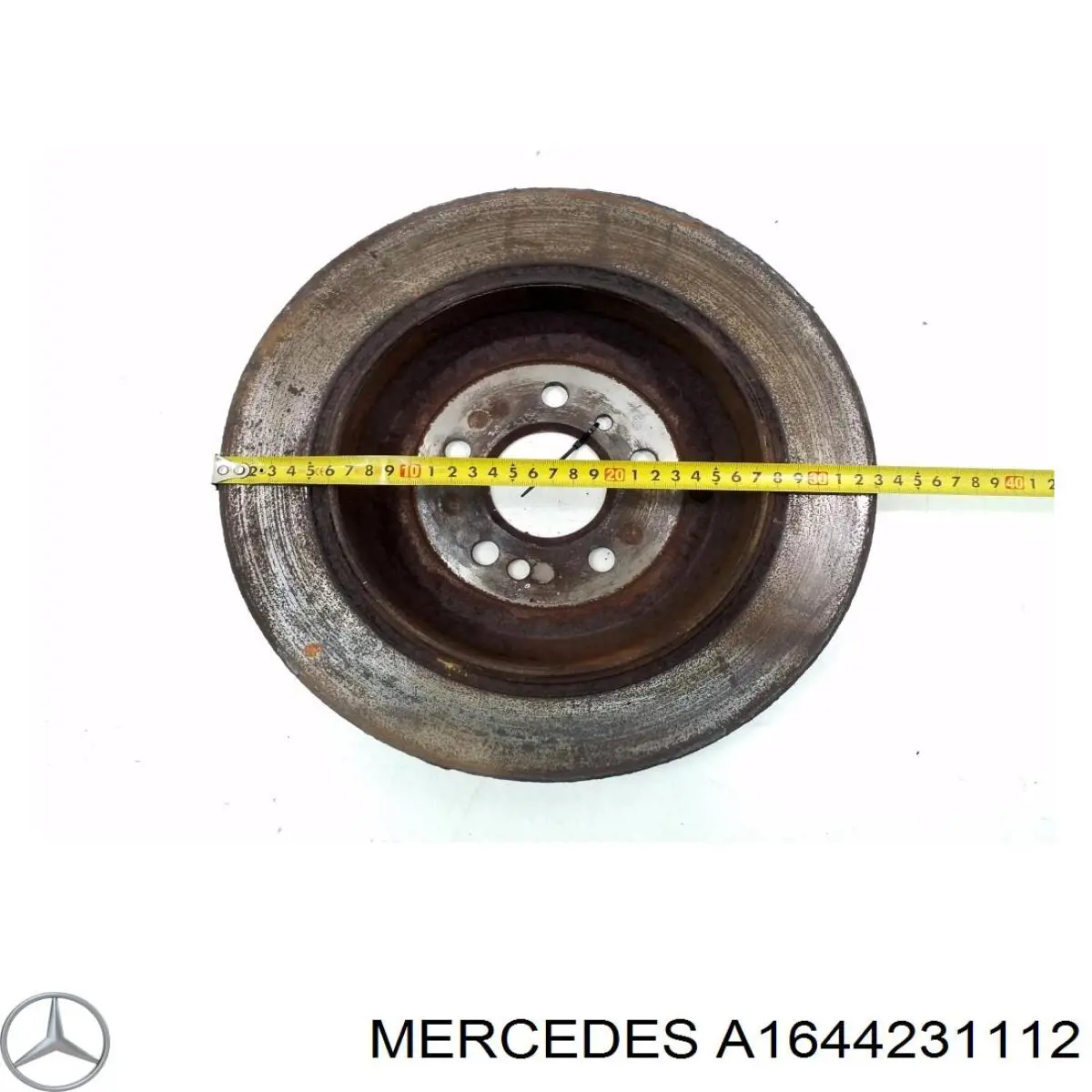 A1644231112 Mercedes диск тормозной задний