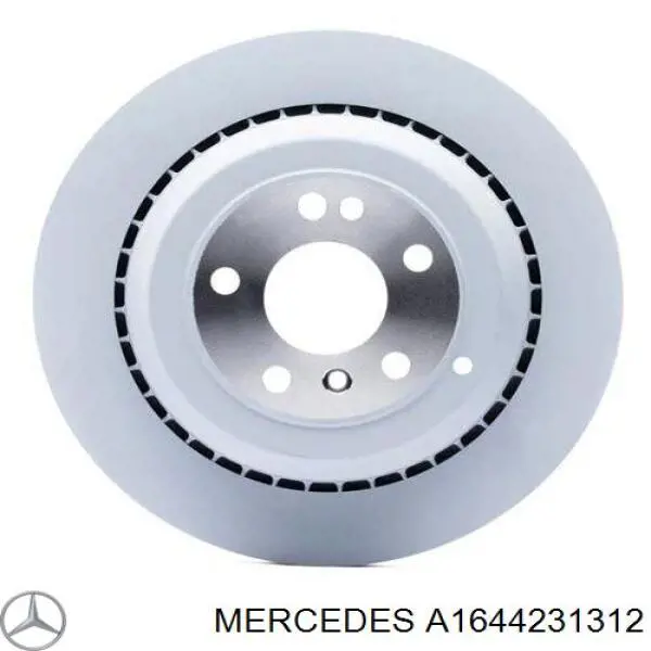 A1644231312 Mercedes disco do freio traseiro