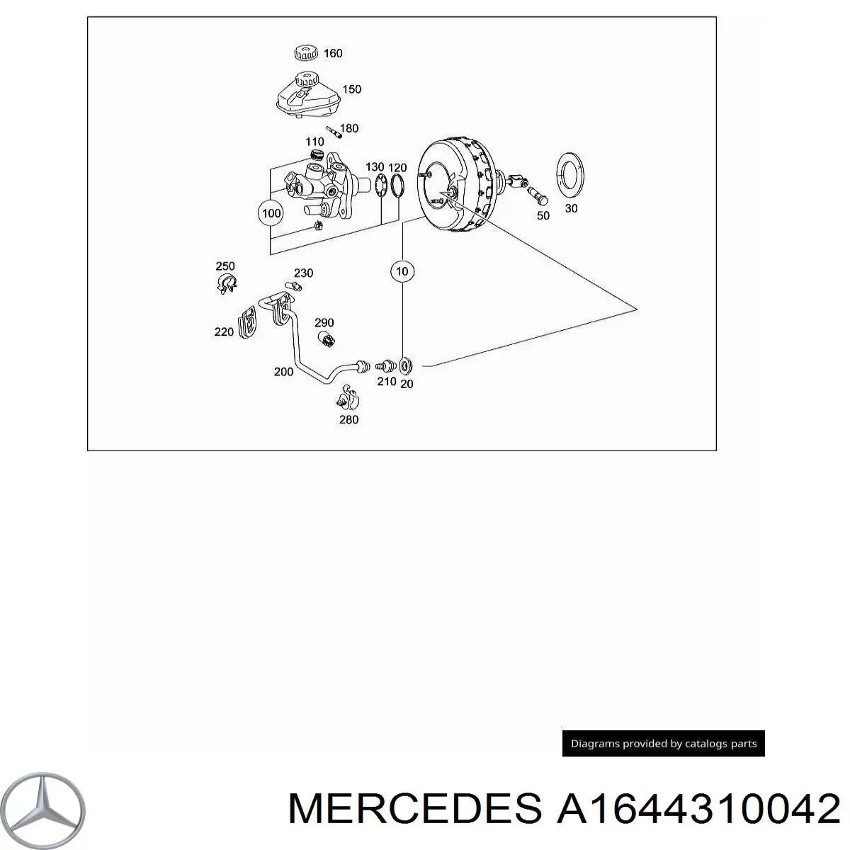  Mercedes A1644310042 цена, от 13.42 USD