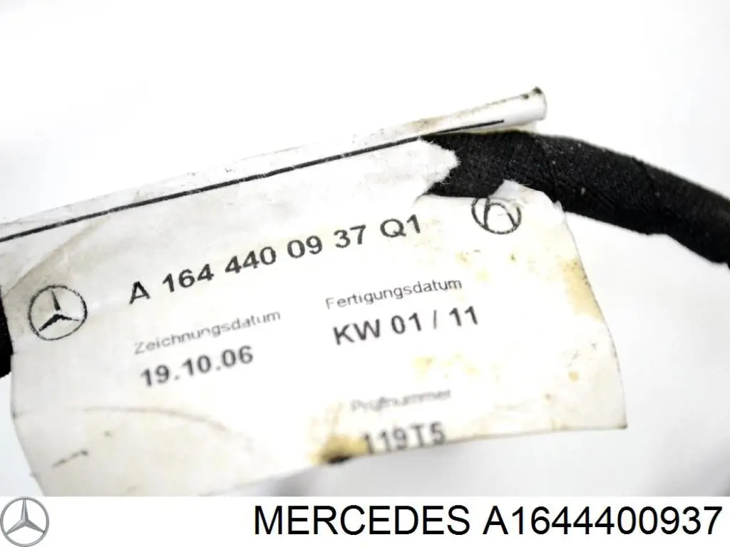 Кабель (провод) парктроника бампера заднего A1644400937 Mercedes