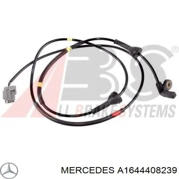 Sensor dianteiro de desgaste das sapatas do freio para Mercedes GL (X164)