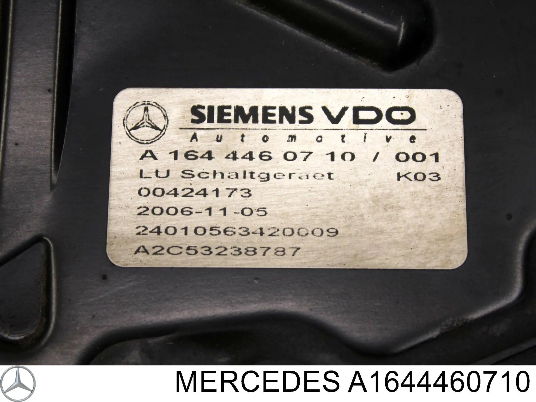 A1644460710 Mercedes módulo de direção (centralina eletrônica da Caixa Automática de Mudança eletrônica)