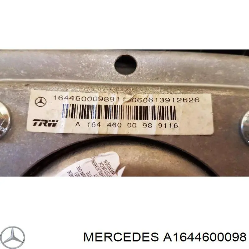 A1644600098 Mercedes подушка безопасности (airbag водительская)