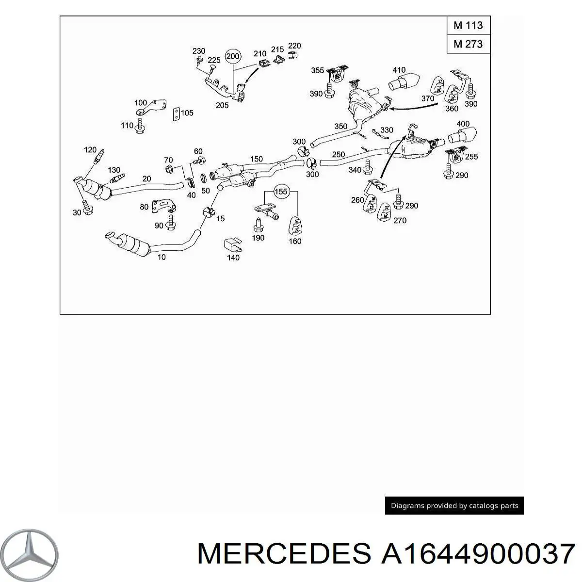  A1644900037 Mercedes