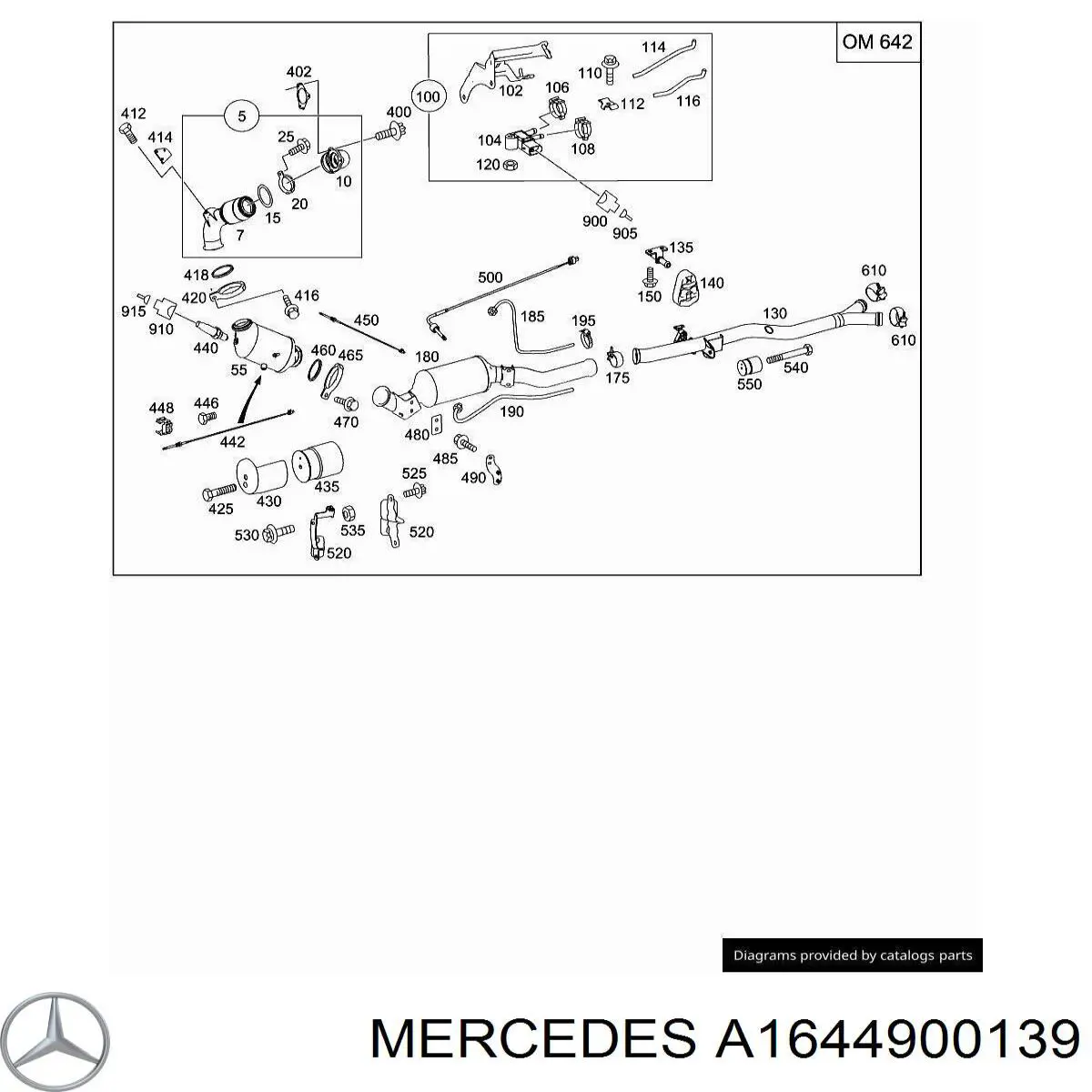 A1644900139 Mercedes 