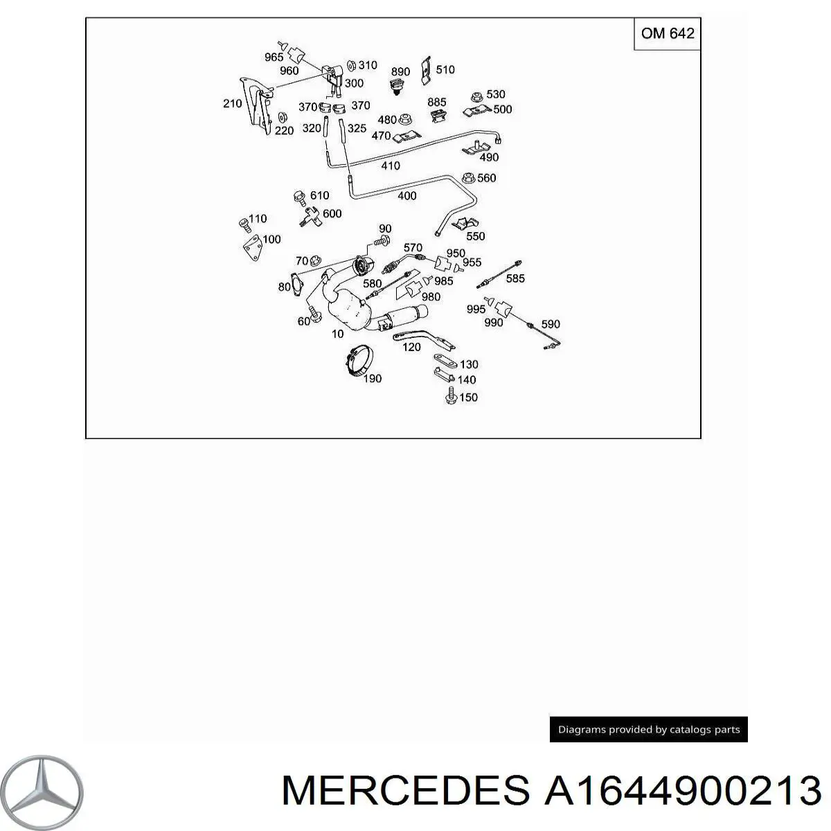 Форсунка впрыска AD BLUE Mercedes 1644900413