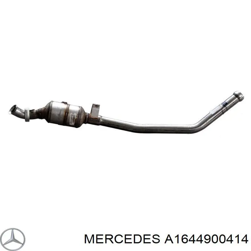 A1644900414 Mercedes Труба приемная (штаны) глушителя передняя правая