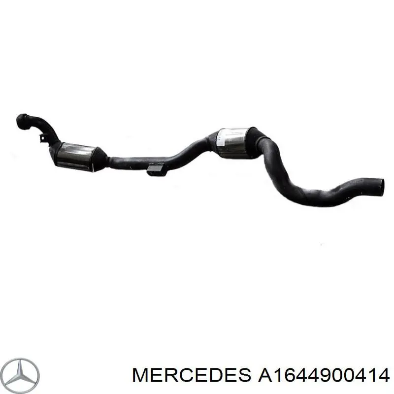 Труба приемная (штаны) глушителя передняя правая Mercedes A1644900414 цена, от 300.91 USD