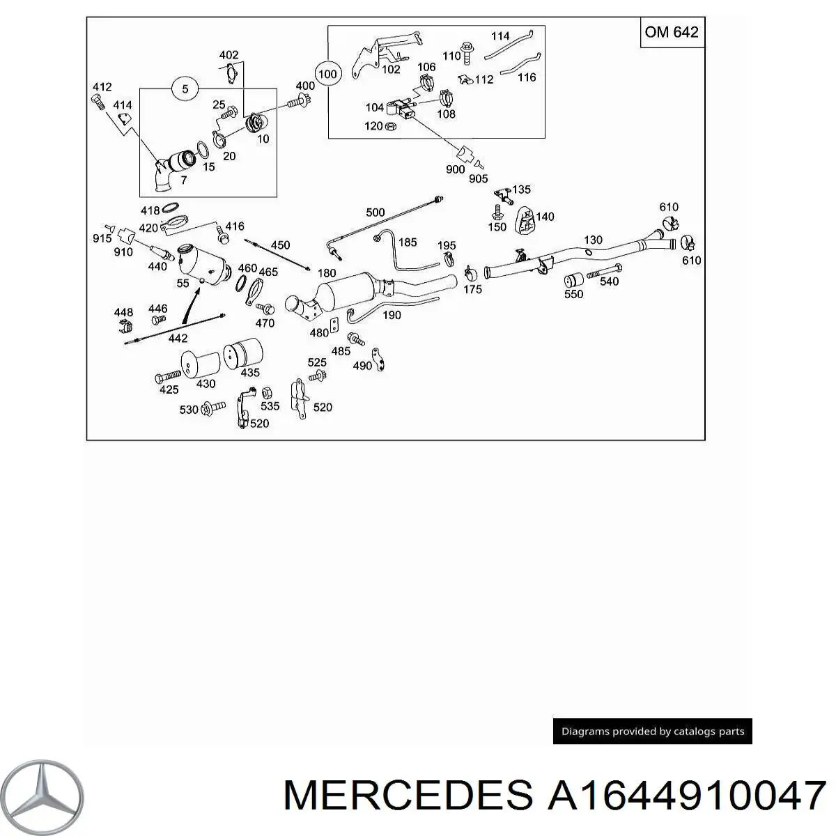 A1644910047 Mercedes 