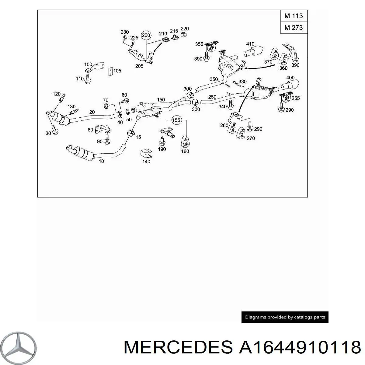 Купить 1644910118 Mercedes 
