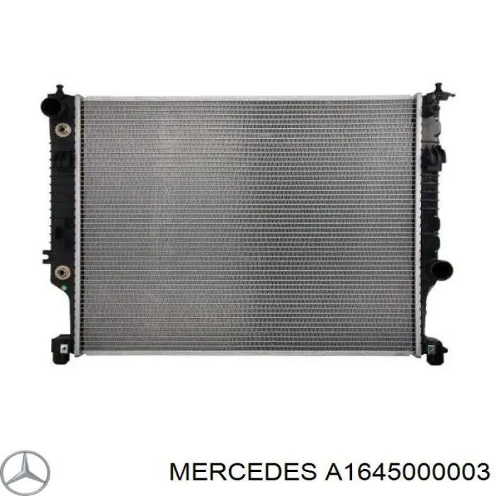 A1645000003 Mercedes радиатор