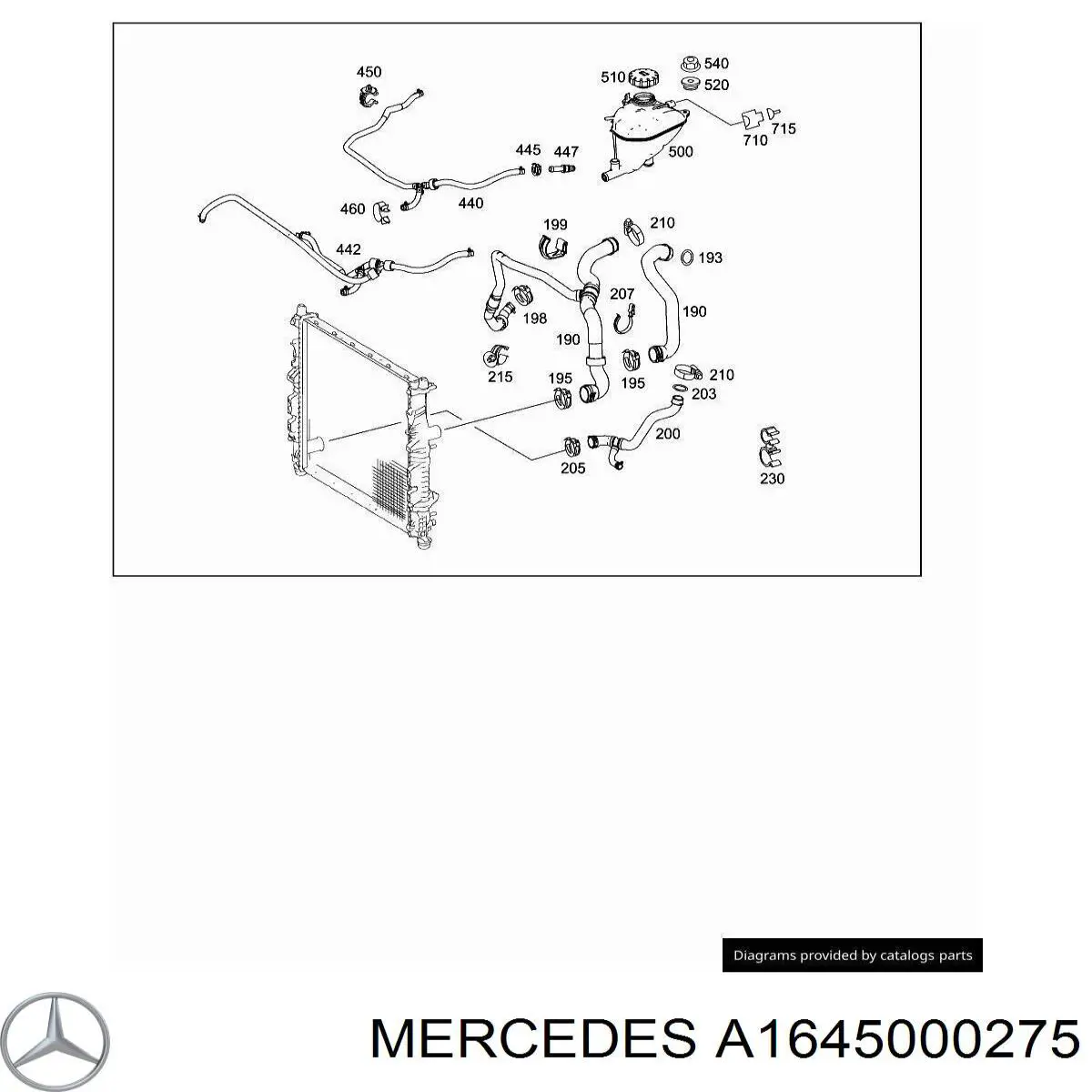 A1645000275 Mercedes 