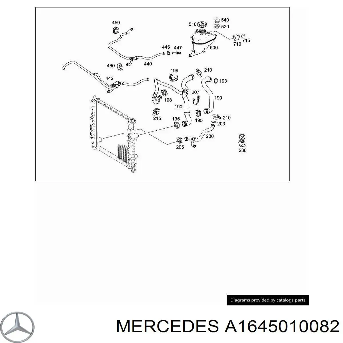 Купить A1645010082 Mercedes 
