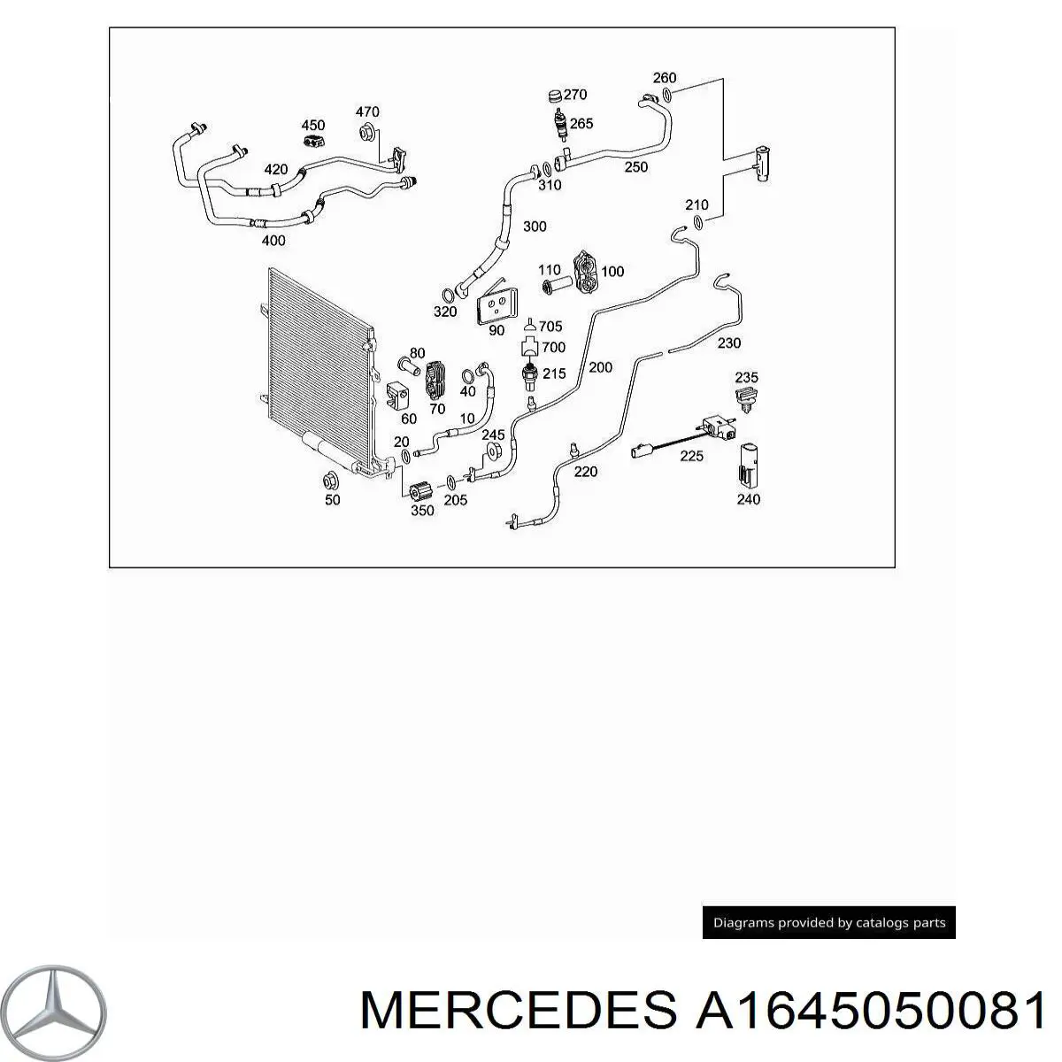 A1645050081 Mercedes 
